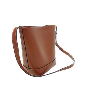 Celine Leather Bucket Cuir Shoulder Bag Triomphe
